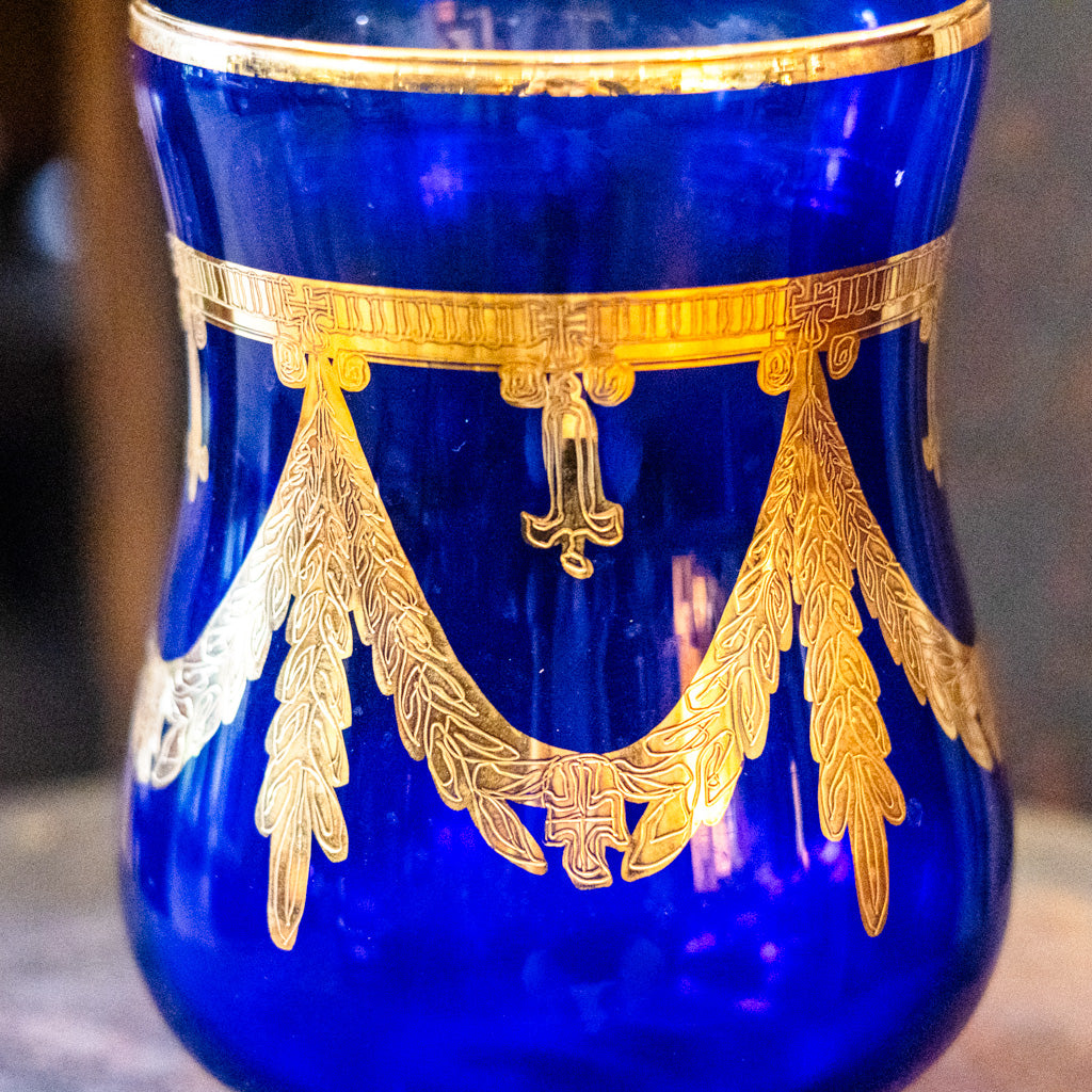 Cobalt Blue Glass "Arte" Italica Medici