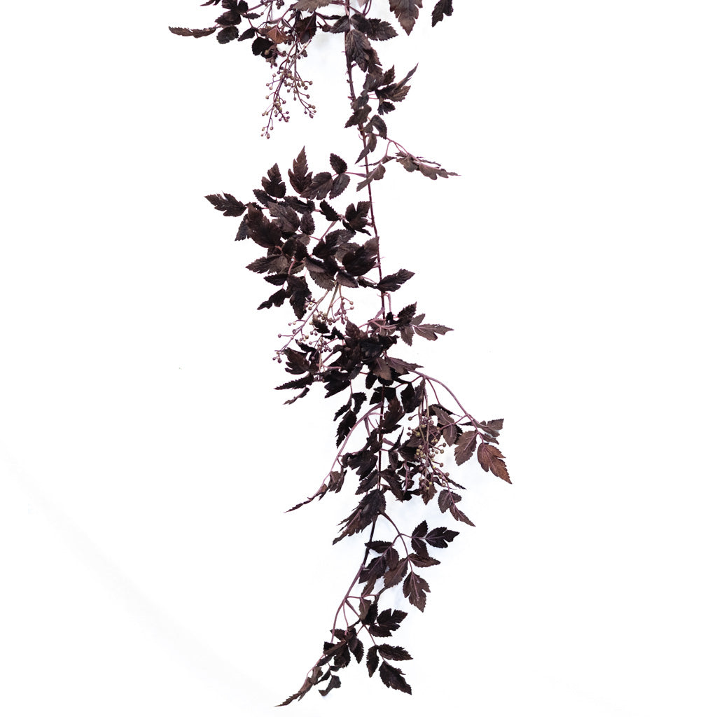 Autumn Wine Ruscus with Berry Garland