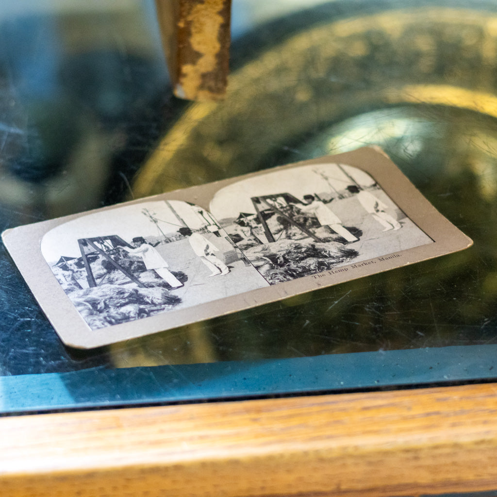 Griffith & Griffith Stereoview The Hemp Market