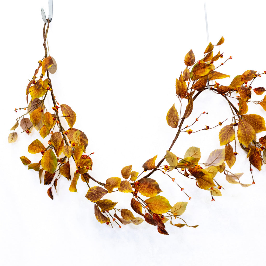 5 ft. Fall Leaf and Mini Berry Garland