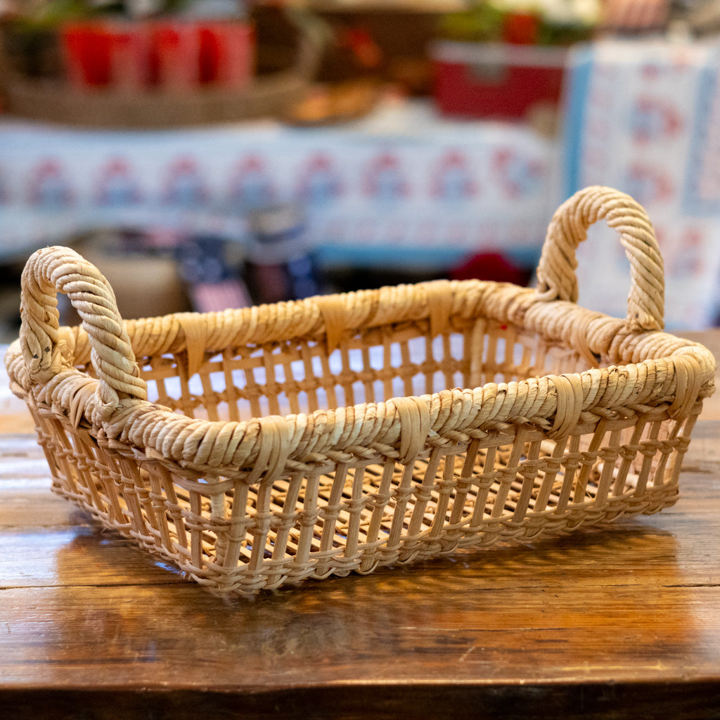 Woven Basket with Handles