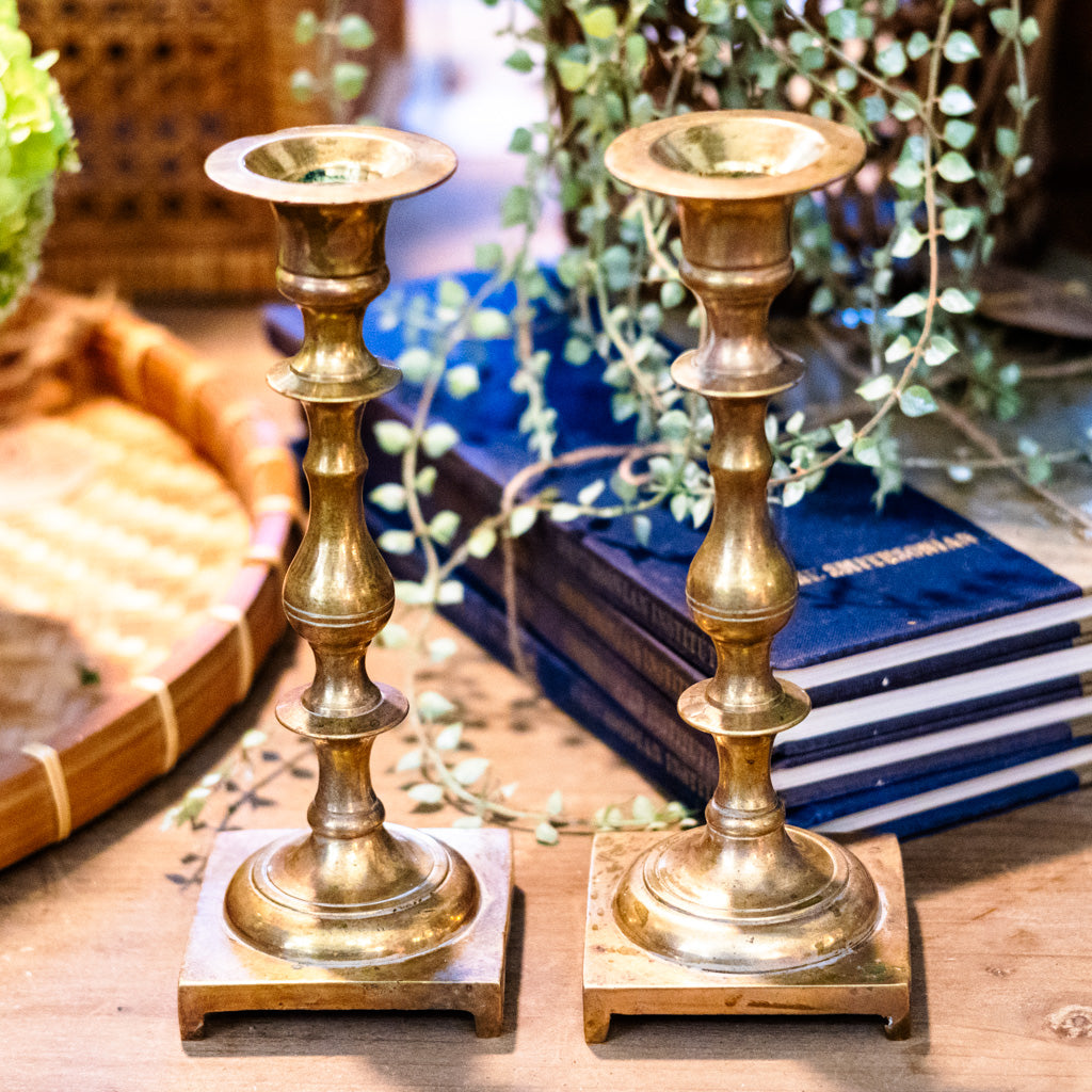 Pair of Brass Candlesticks
