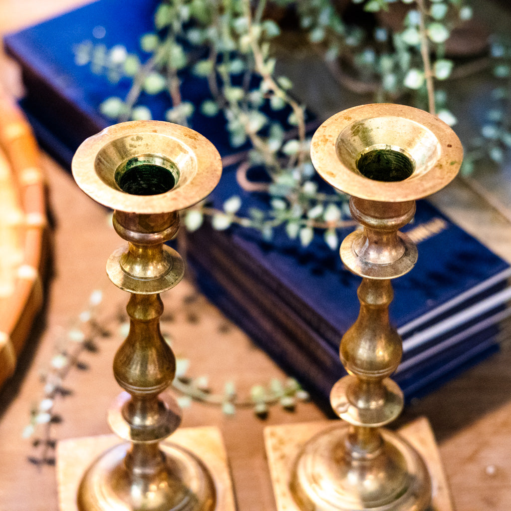 Pair of Brass Candlesticks