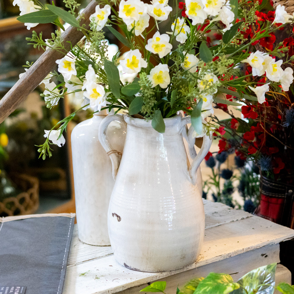 Stoneware Vase with Handles