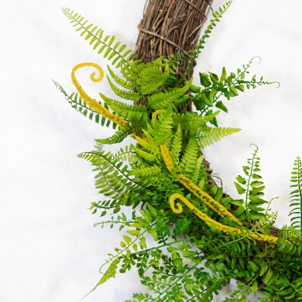 Oval Mixed Fern Wreath