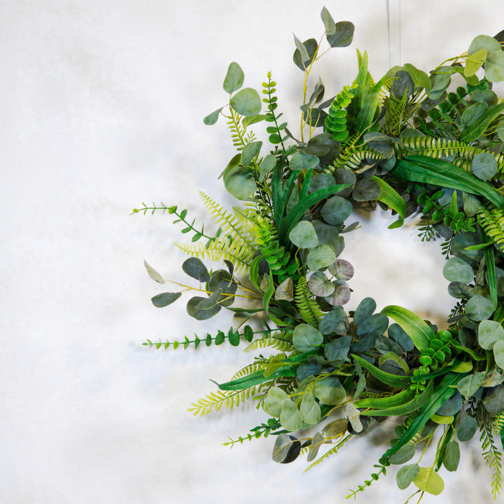 Mixed Eucalyptus Wreath