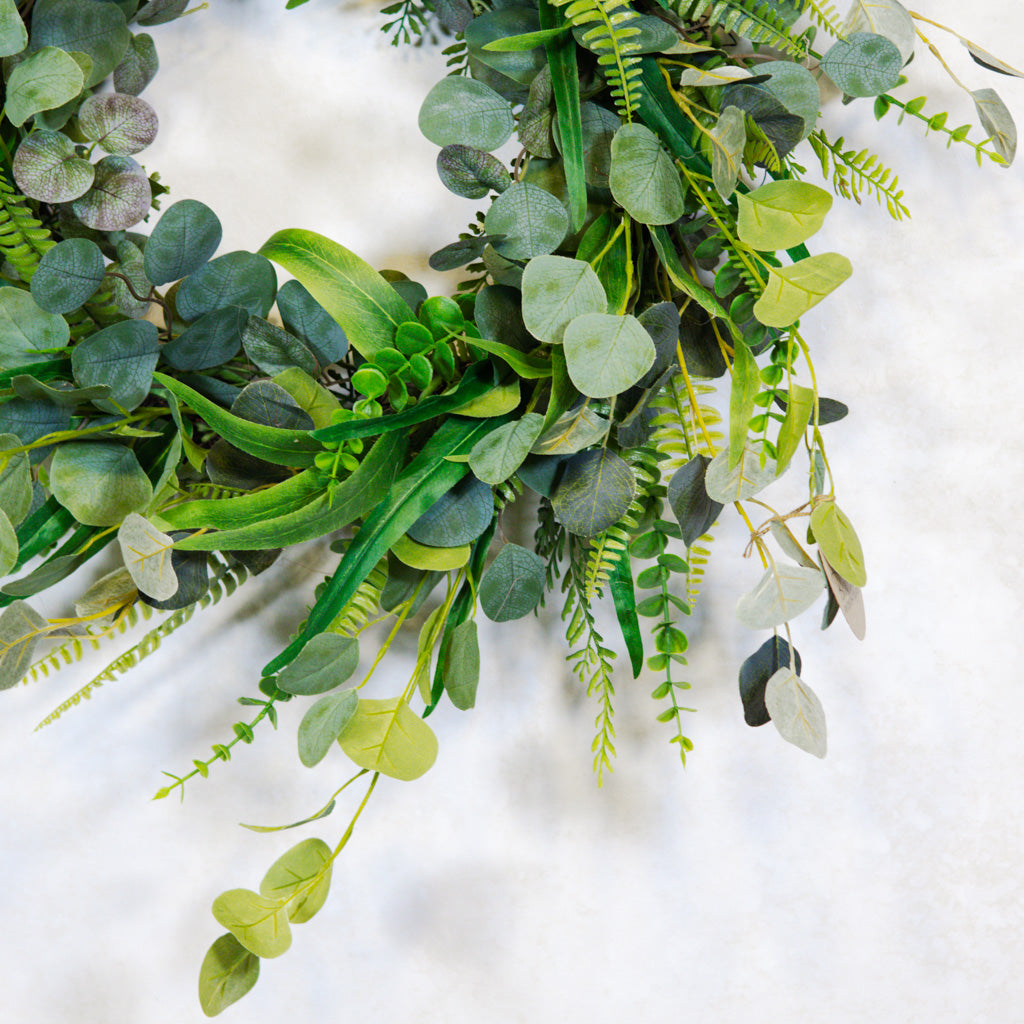 Mixed Eucalyptus Wreath