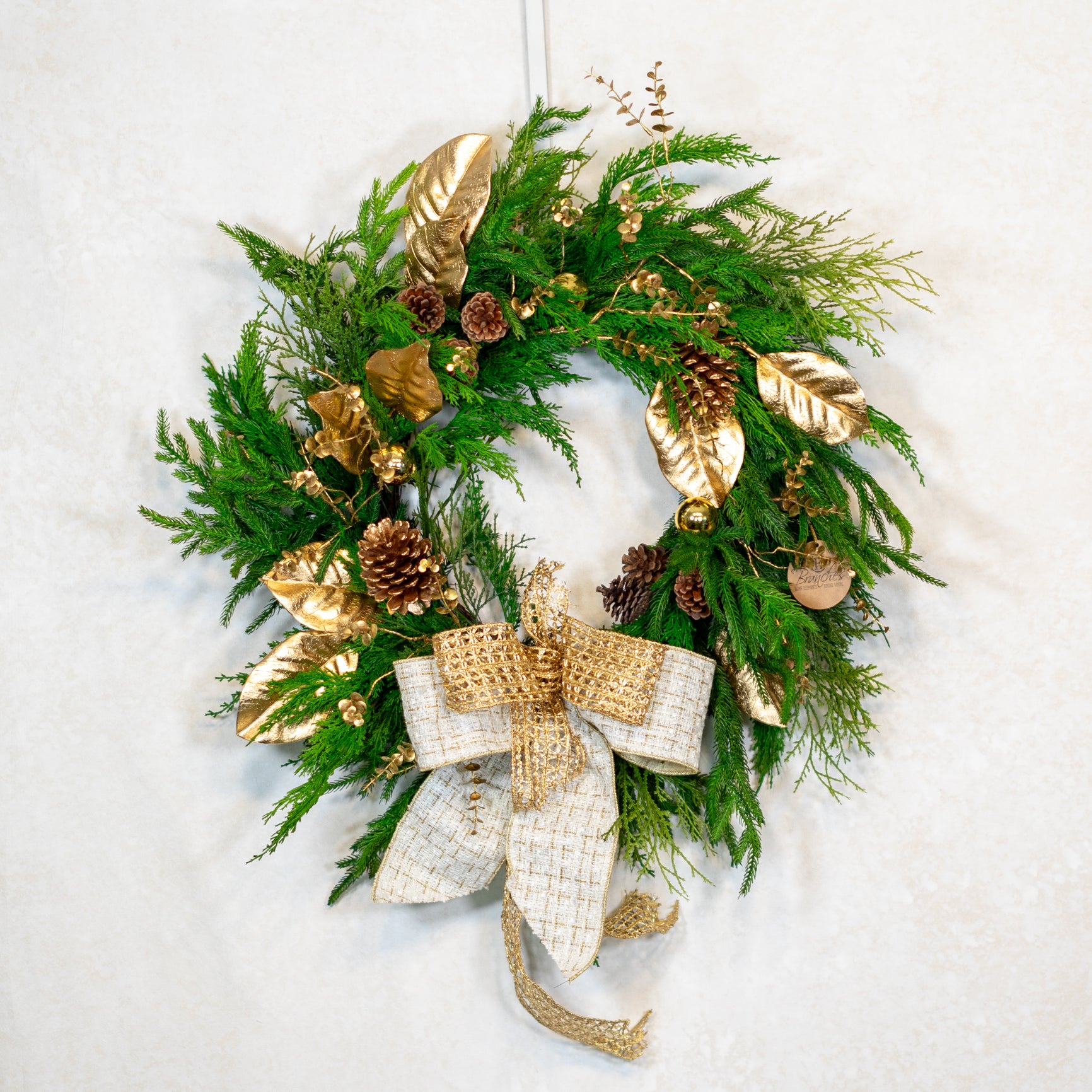 Gilded Winter Wreath