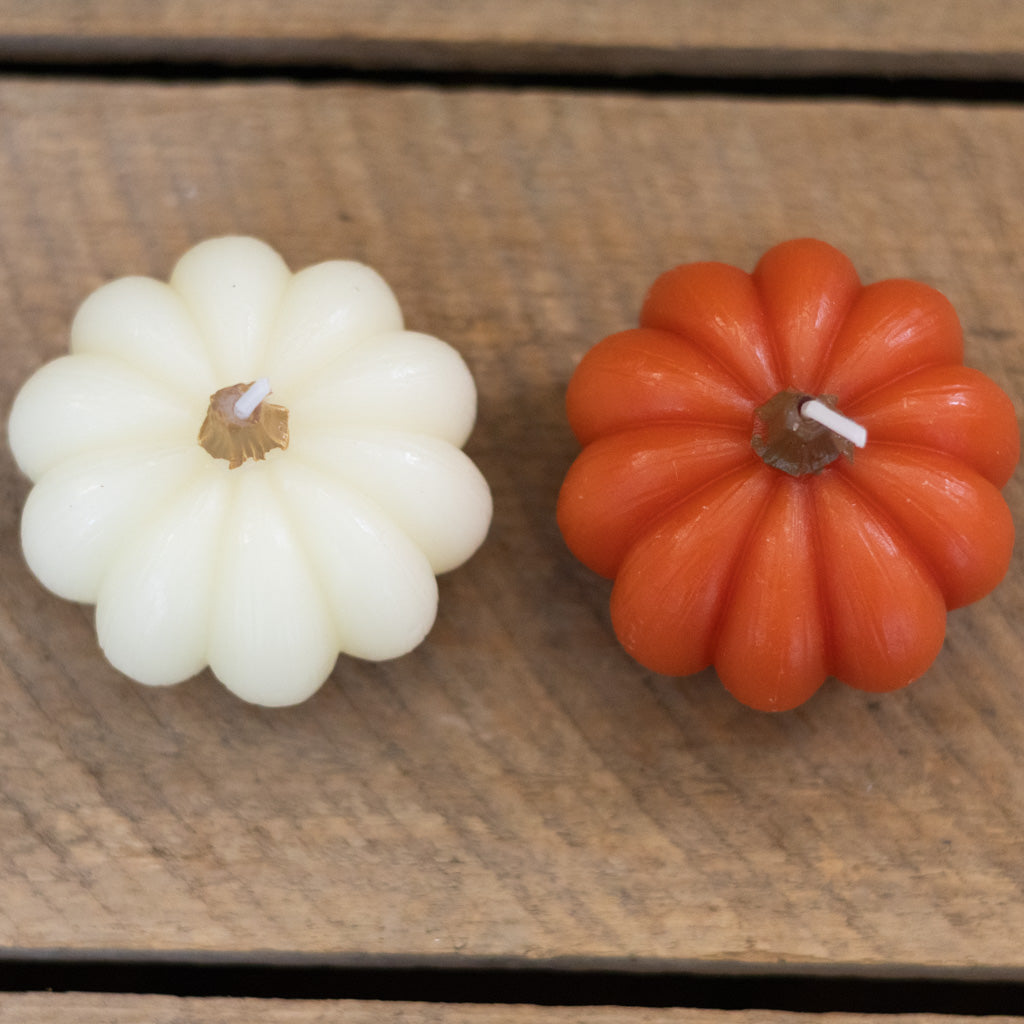 Pumpkin Candle Boxed Set of Two