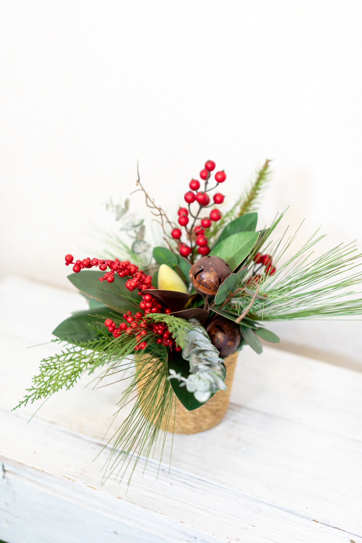 Jingle Bell Holiday Petite Bouquet Drop In