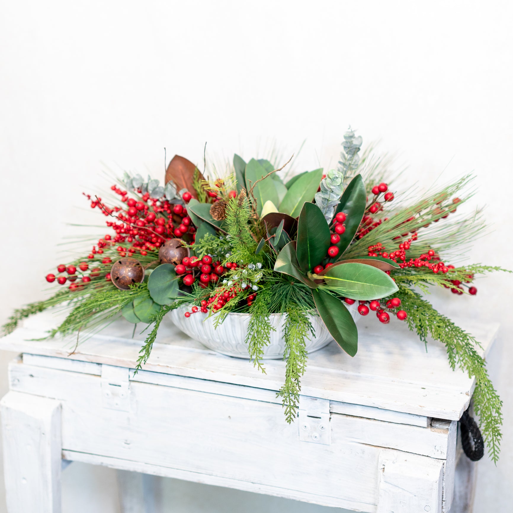 Jingle Bell Holiday Centerpiece Drop In