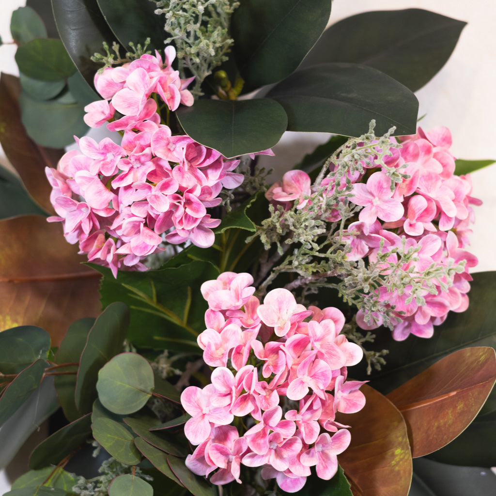 Garden Cut Pink Hydrangea Down Drop