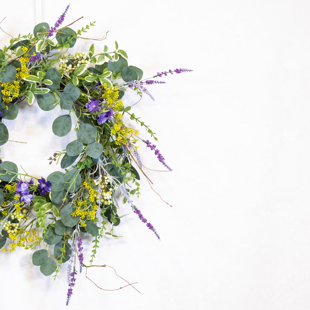 Lavender Fields Wreath