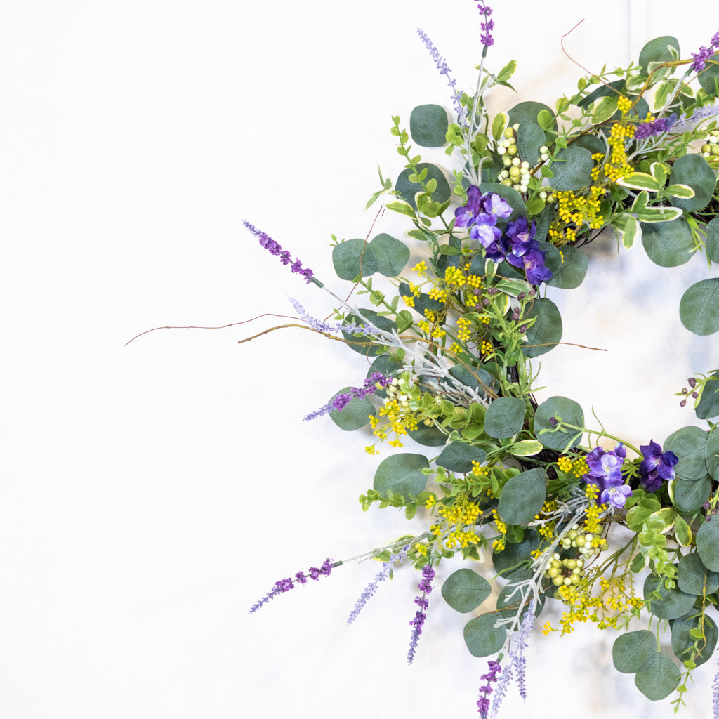 Lavender Fields Wreath