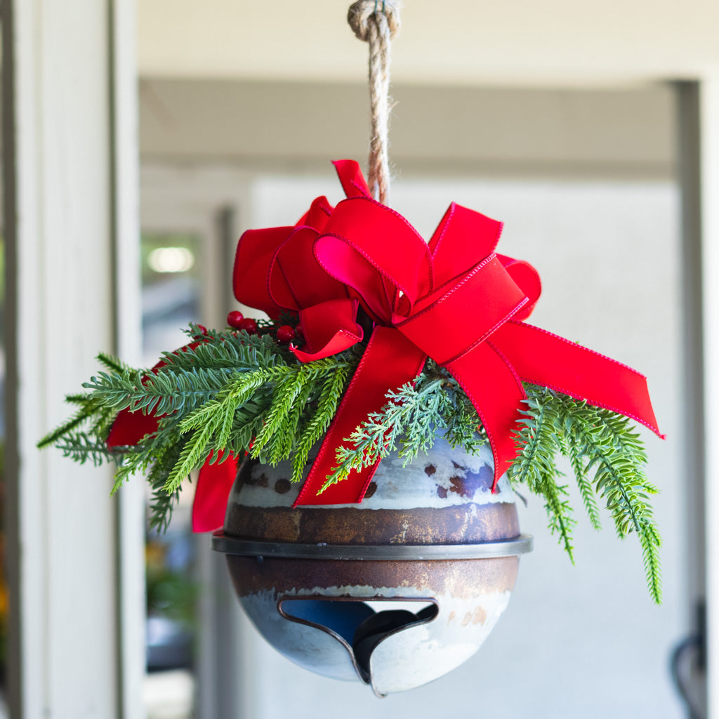 Hanging Decorated Holiday Jingle Bell