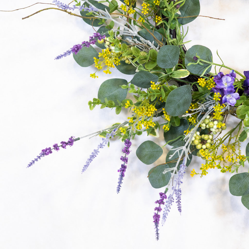 Lavender Fields Wreath