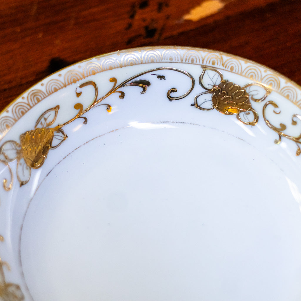 Antique Nippon Dessert Dishes Set of Five