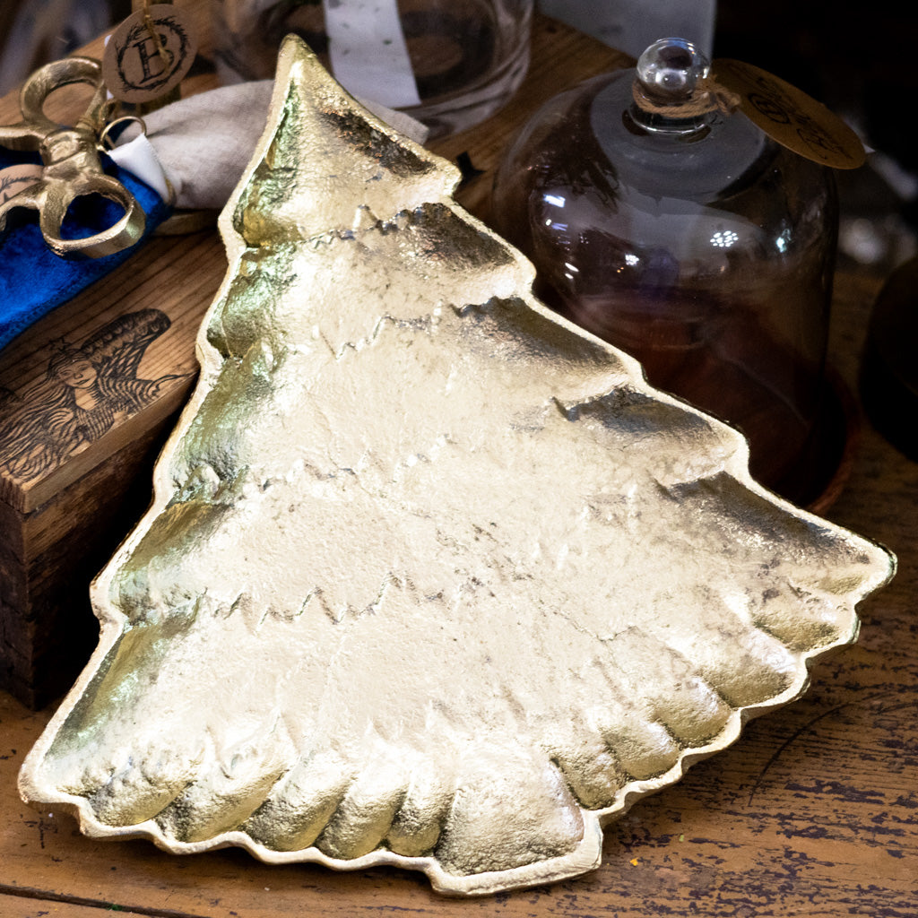 Gold Tree Tray