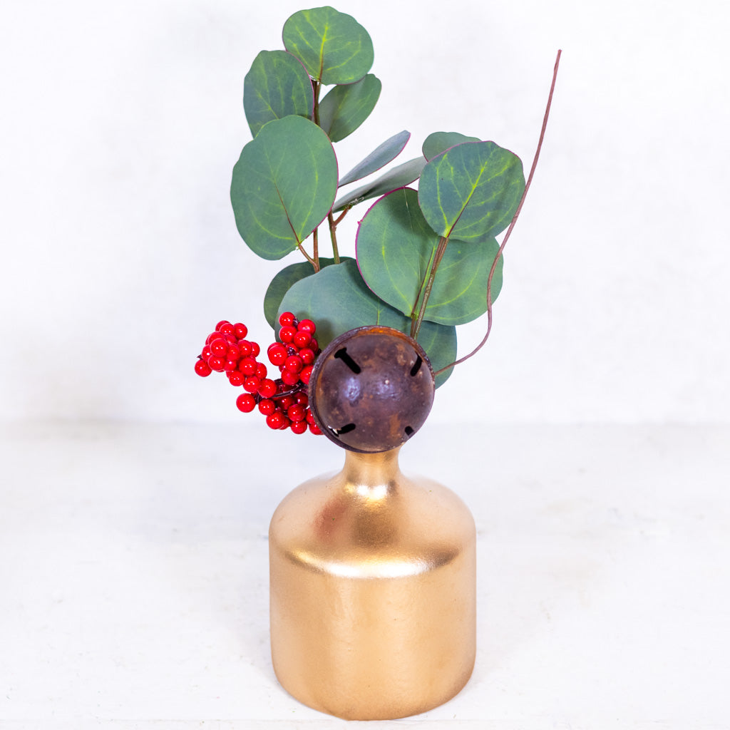 Jingle Bell Holiday Mini Bouquet Drop In