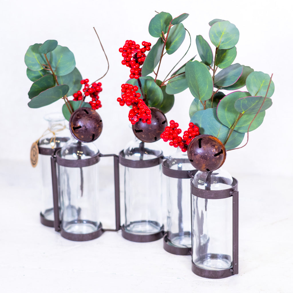 Jingle Bell Holiday Mini Bouquet Drop In