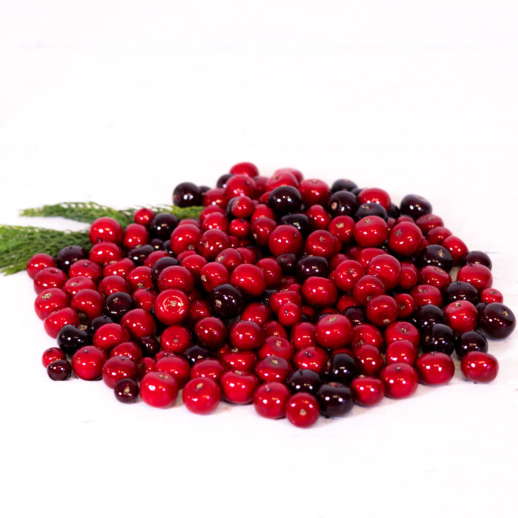 Acetate Tube of Mixed Red Holiday Berries
