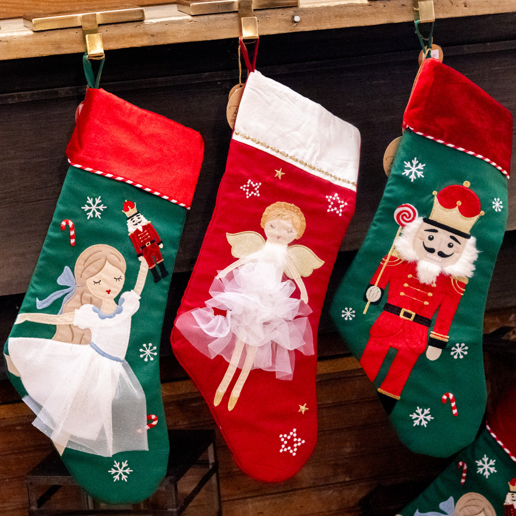 Celestial Angel Red Stocking