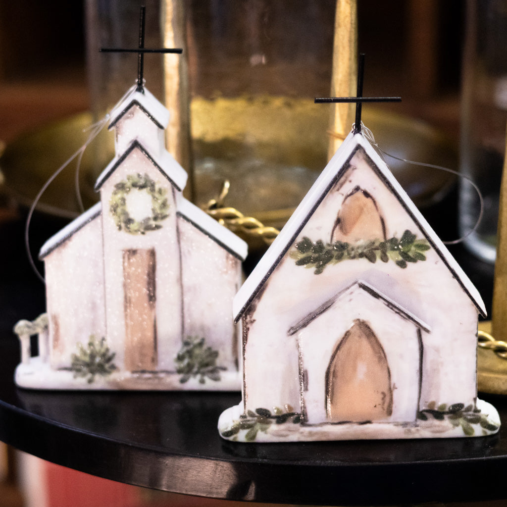Church with Garland Ornament
