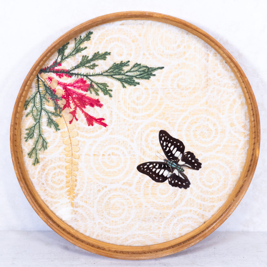 Hand Pressed Rattan Tray