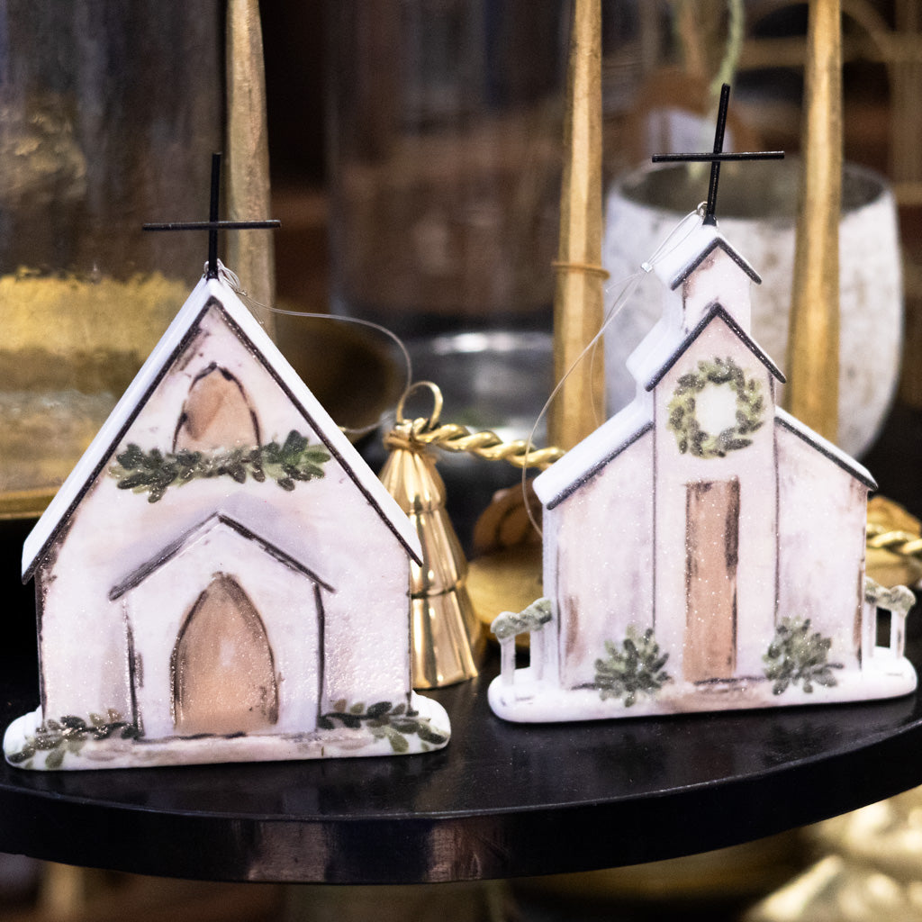 Church with Garland Ornament
