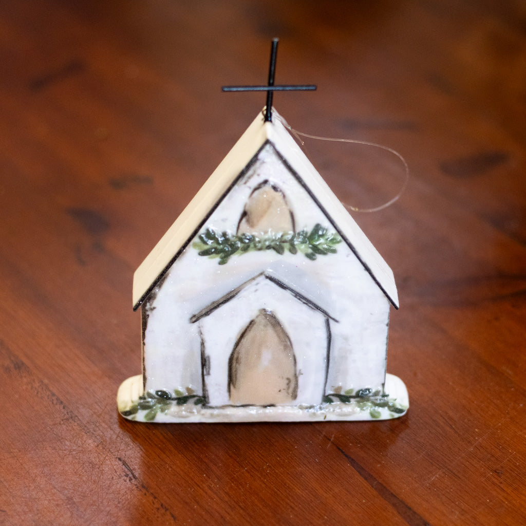Church with Garland Ornament