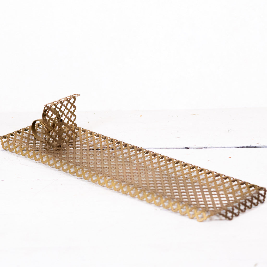 Mid Century Metal Mesh Wall Sconce