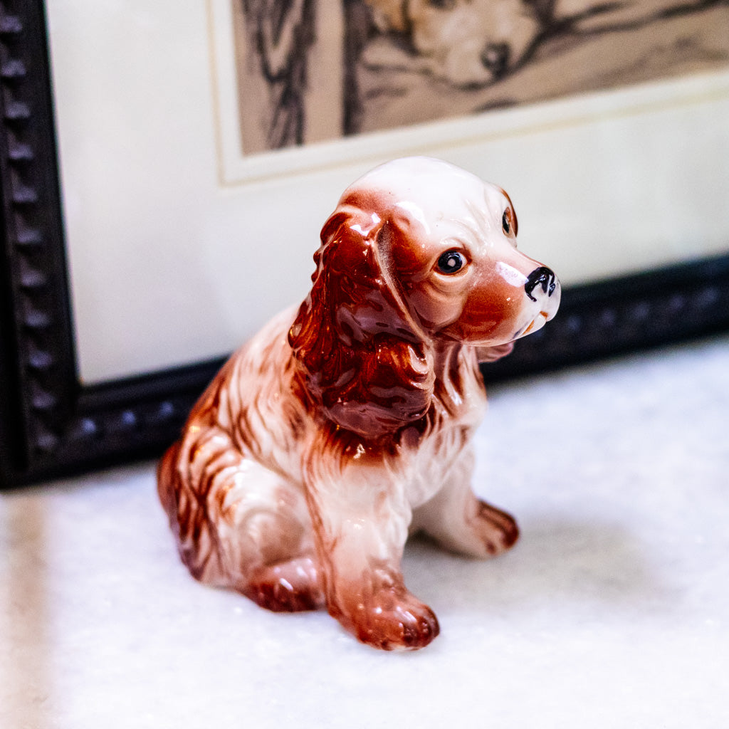 Vintage Ceramic Spaniel