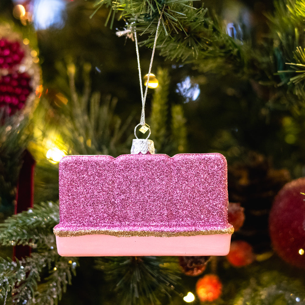 Mahjong Glass Tile Ornament