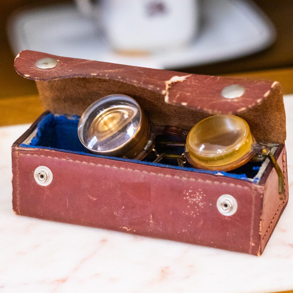 Antique Surgeon Glasses with Case