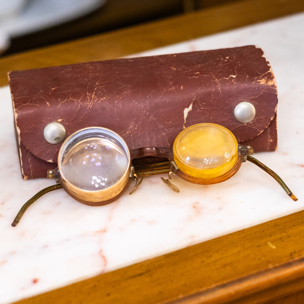Antique Surgeon Glasses with Case