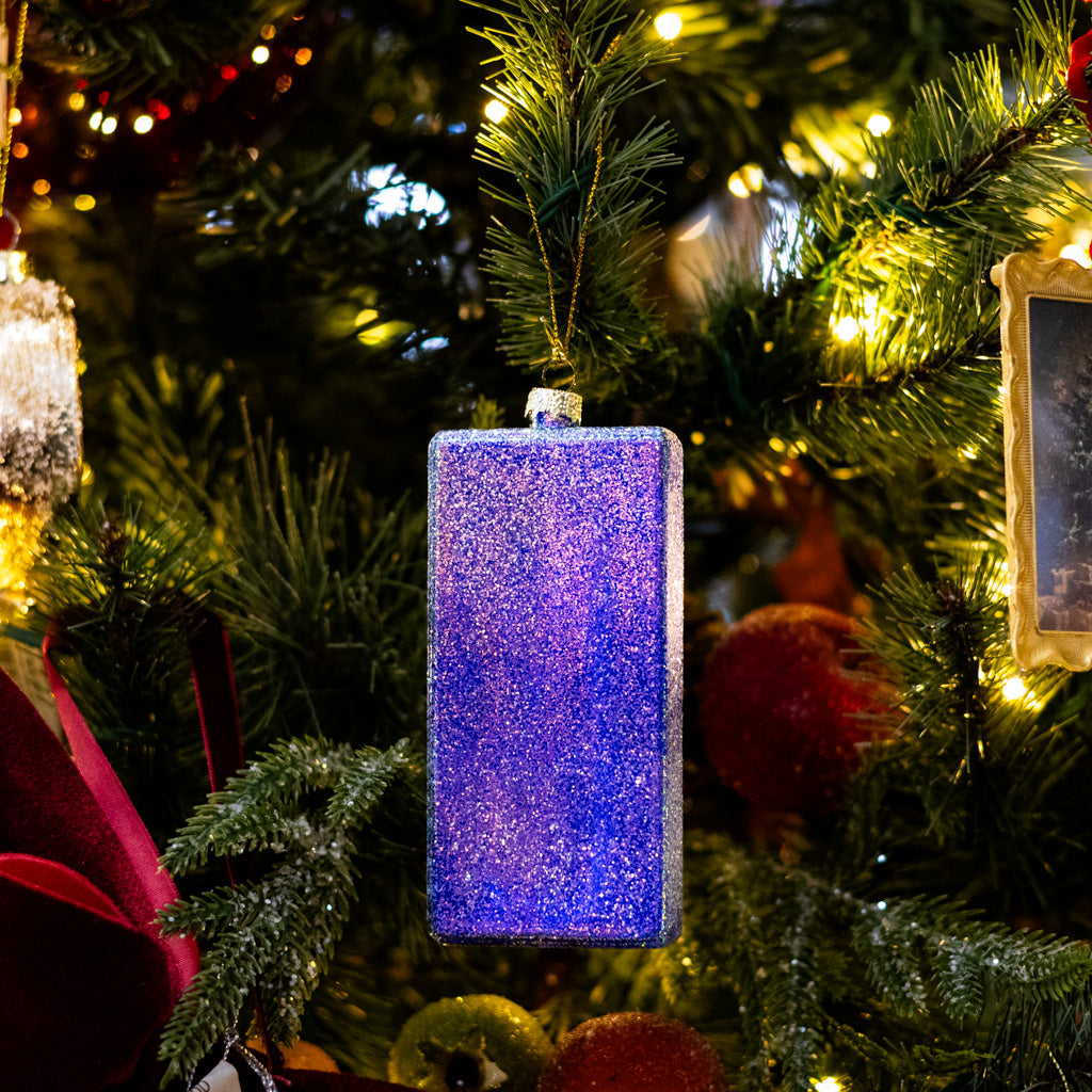 Mac and Cheese Glass Ornament