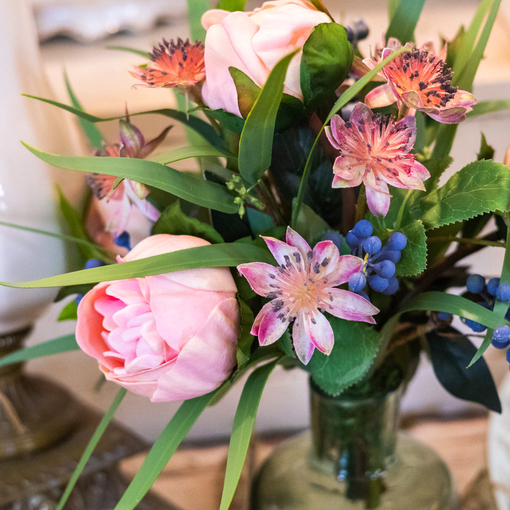 Peony and Armeria Bouquet Drop In