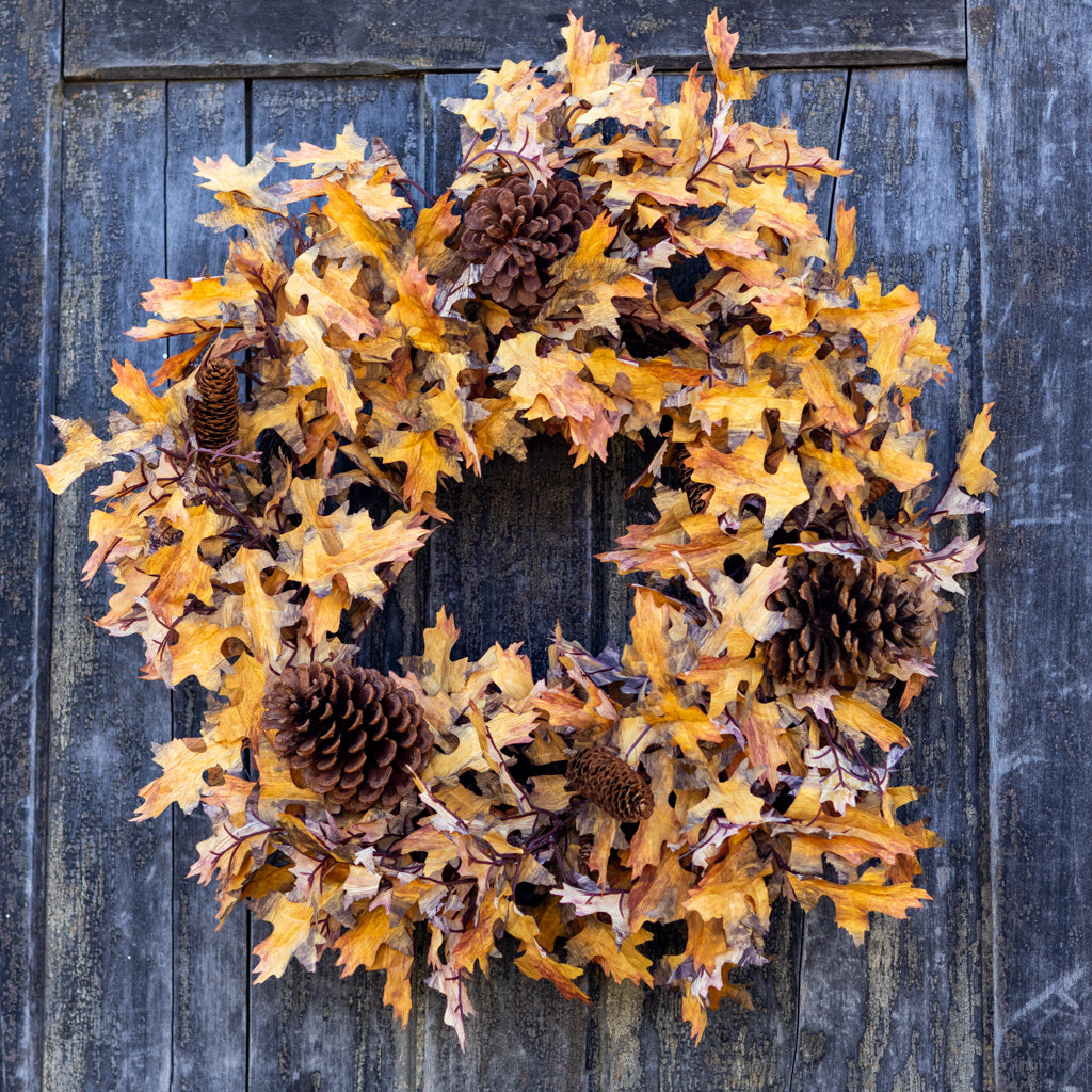 26"D Autumn Maple Leaf Wreath