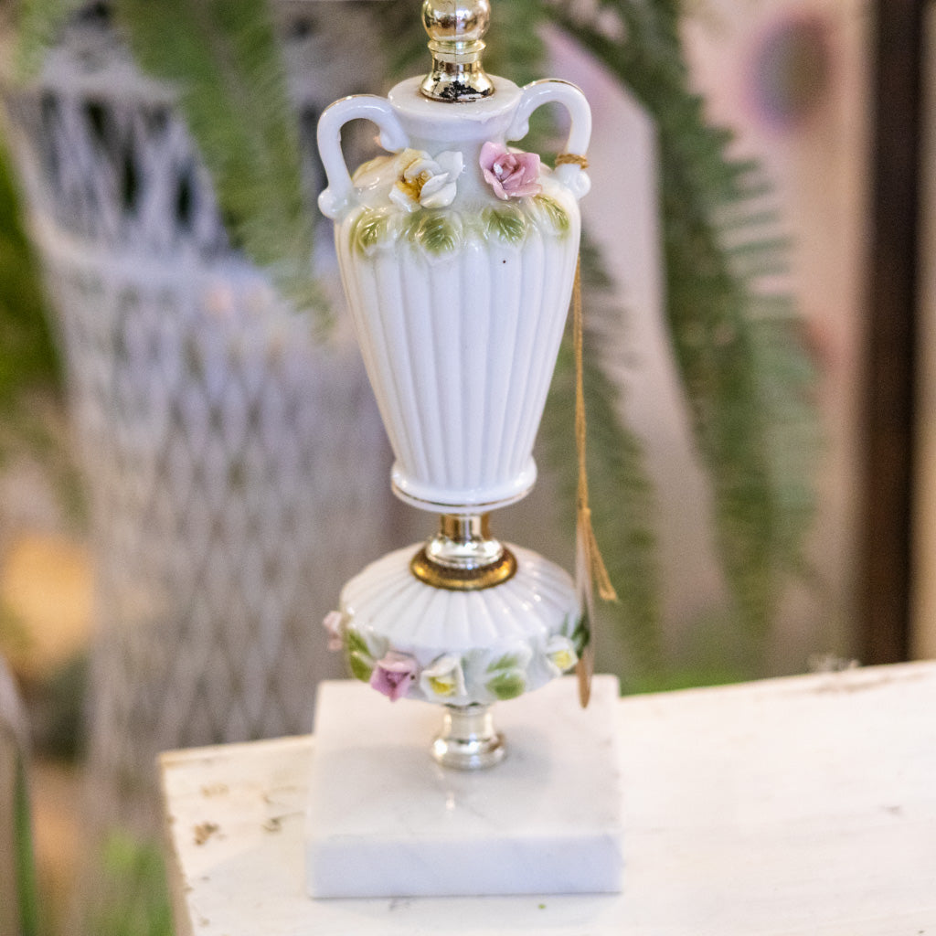 Vintage Pair of Porcelain Table Lamps