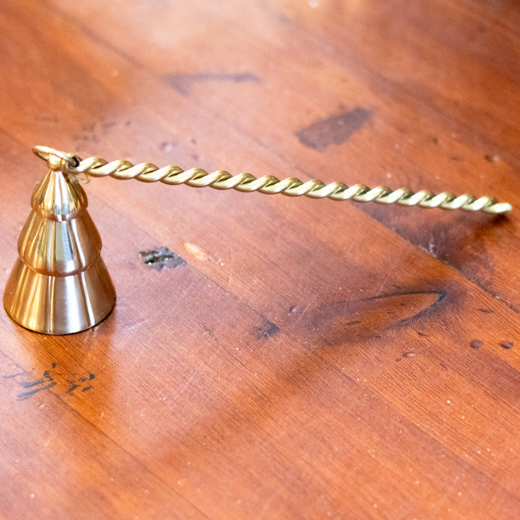 Gold Christmas Tree Candle Snuffer