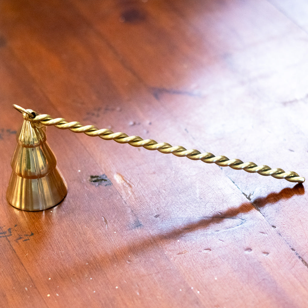 Gold Christmas Tree Candle Snuffer