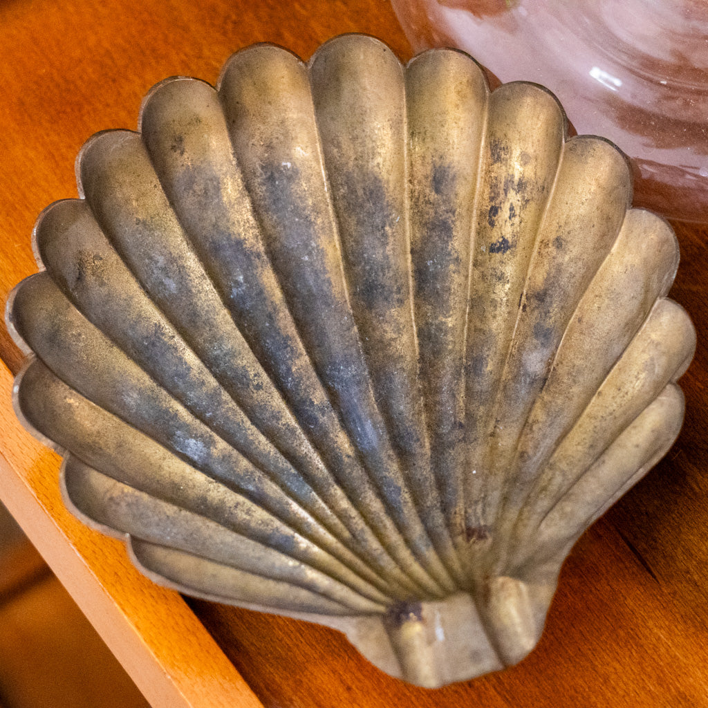 Vintage Brass Sea Shell