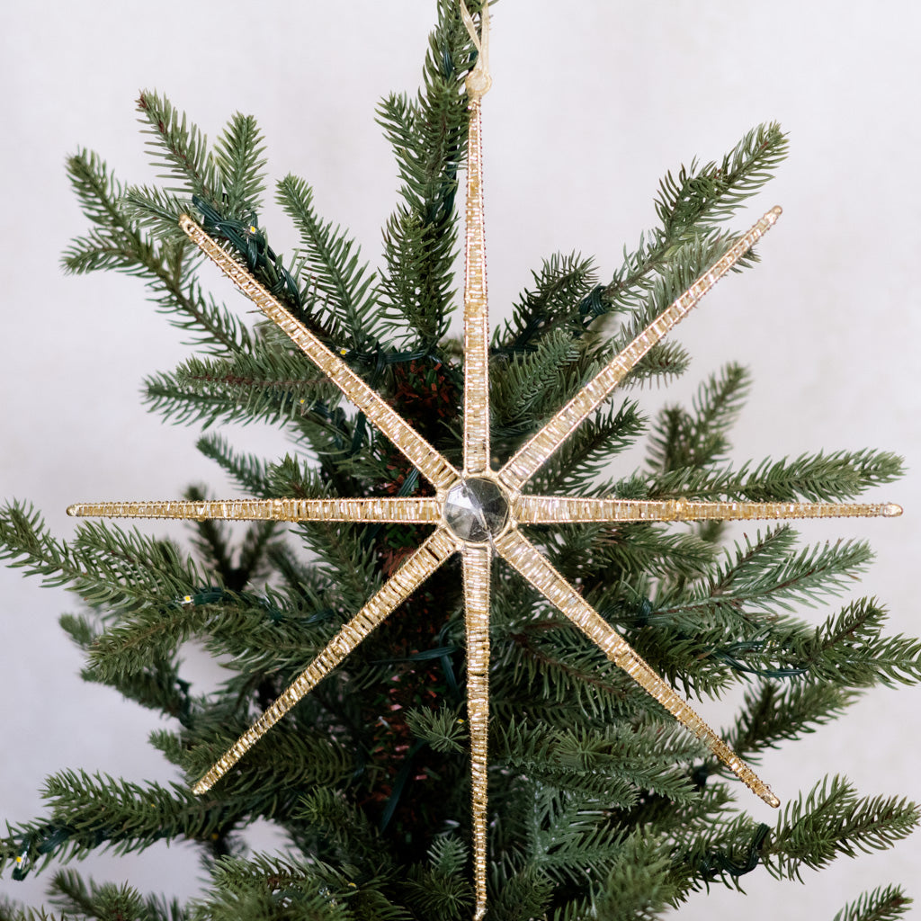 Desert Star Metal Champagne Ornament Large