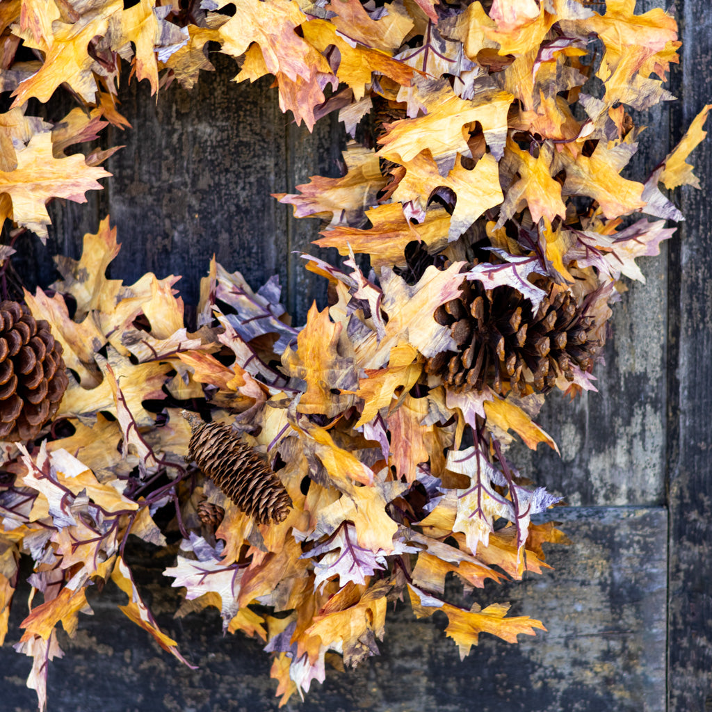 26"D Autumn Maple Leaf Wreath