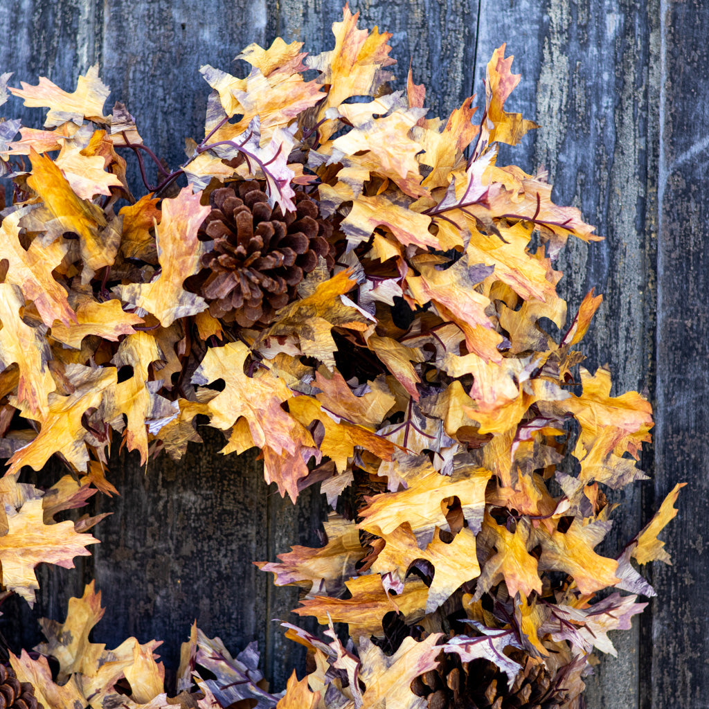 26"D Autumn Maple Leaf Wreath