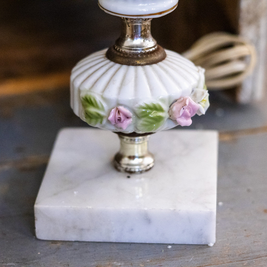 Vintage Pair of Porcelain Table Lamps