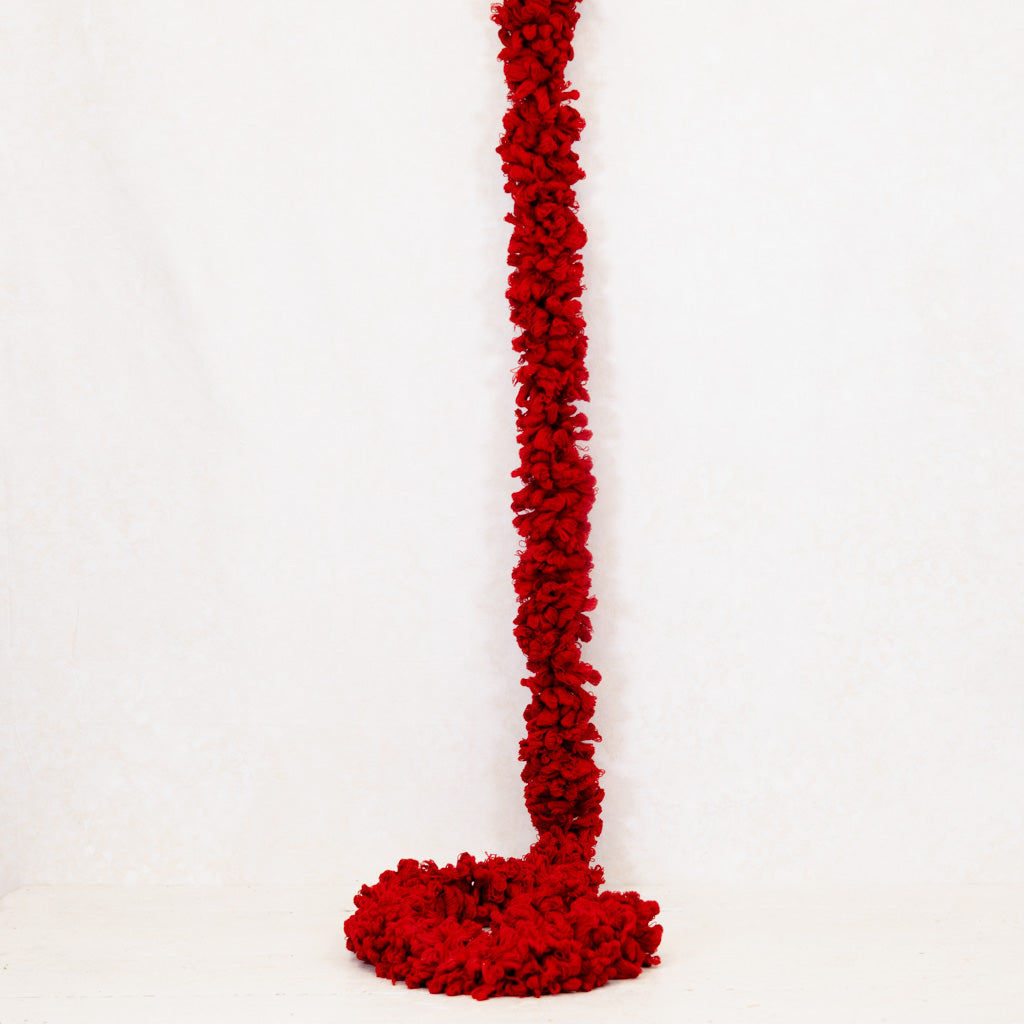 6ft. Red Looped Cotton Thread Garland