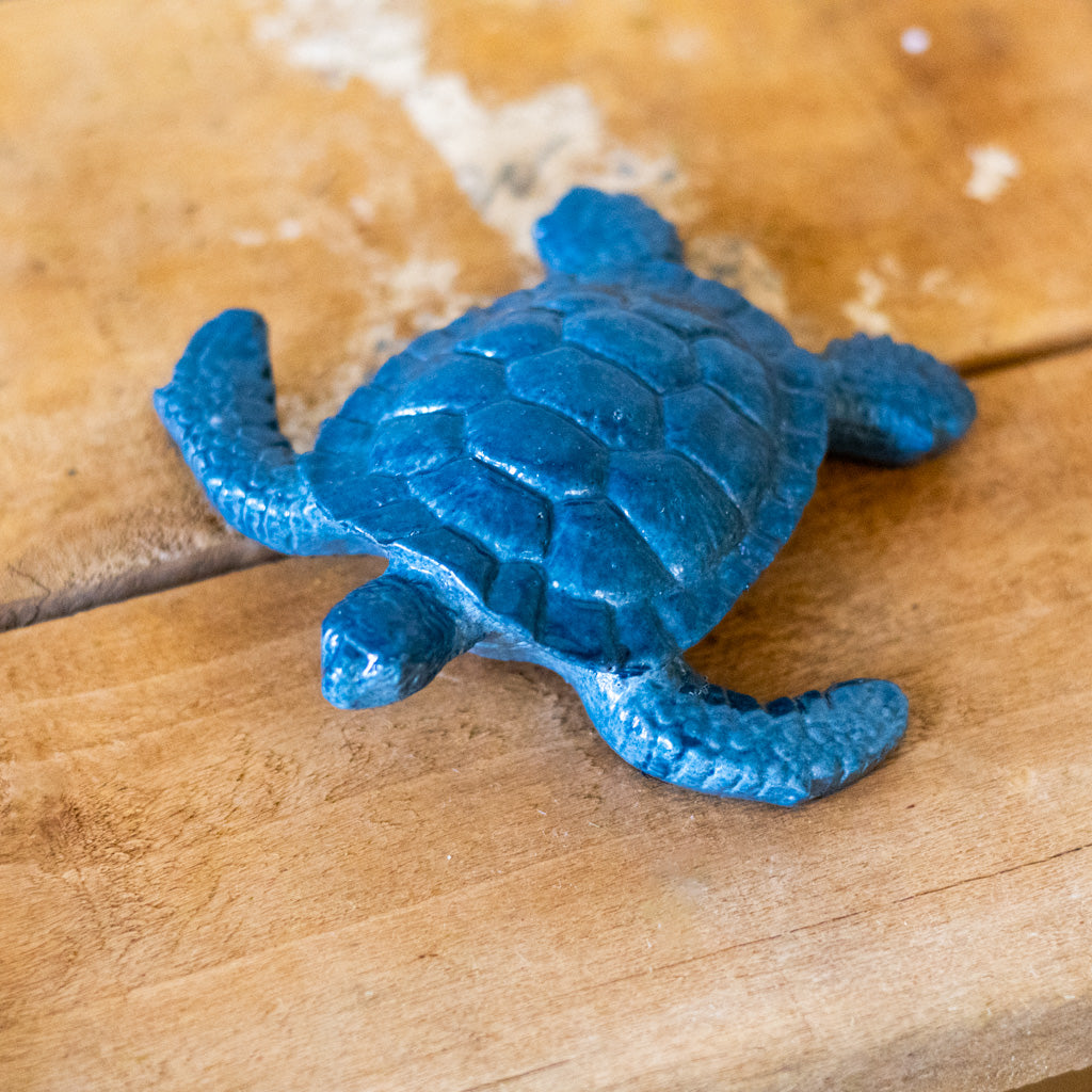 Blue Baby Sea Turtle Ceramic