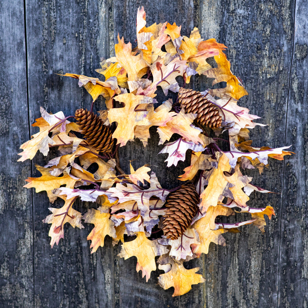 Autumn Maple Leaf Candle Ring