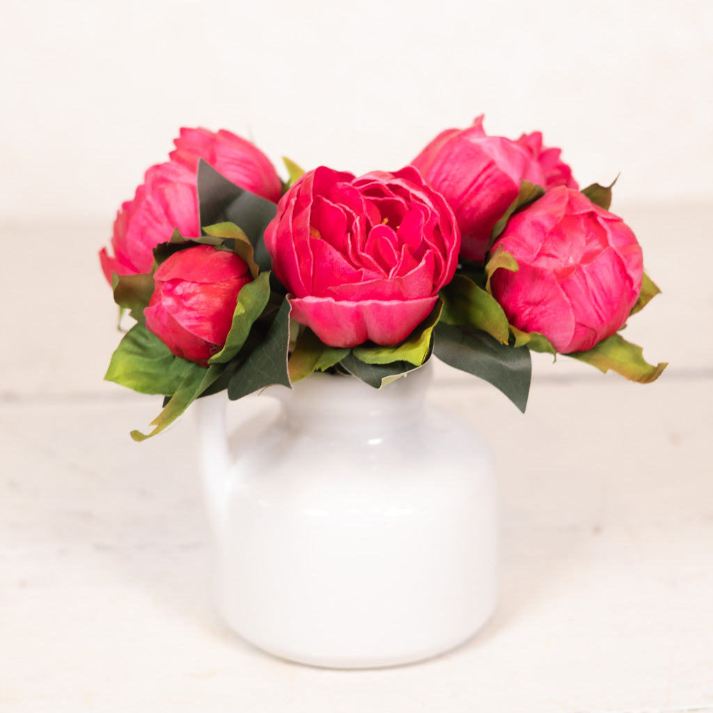 Real Touch Magenta Peony Bundle